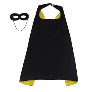 Yellow & Black mask and cape